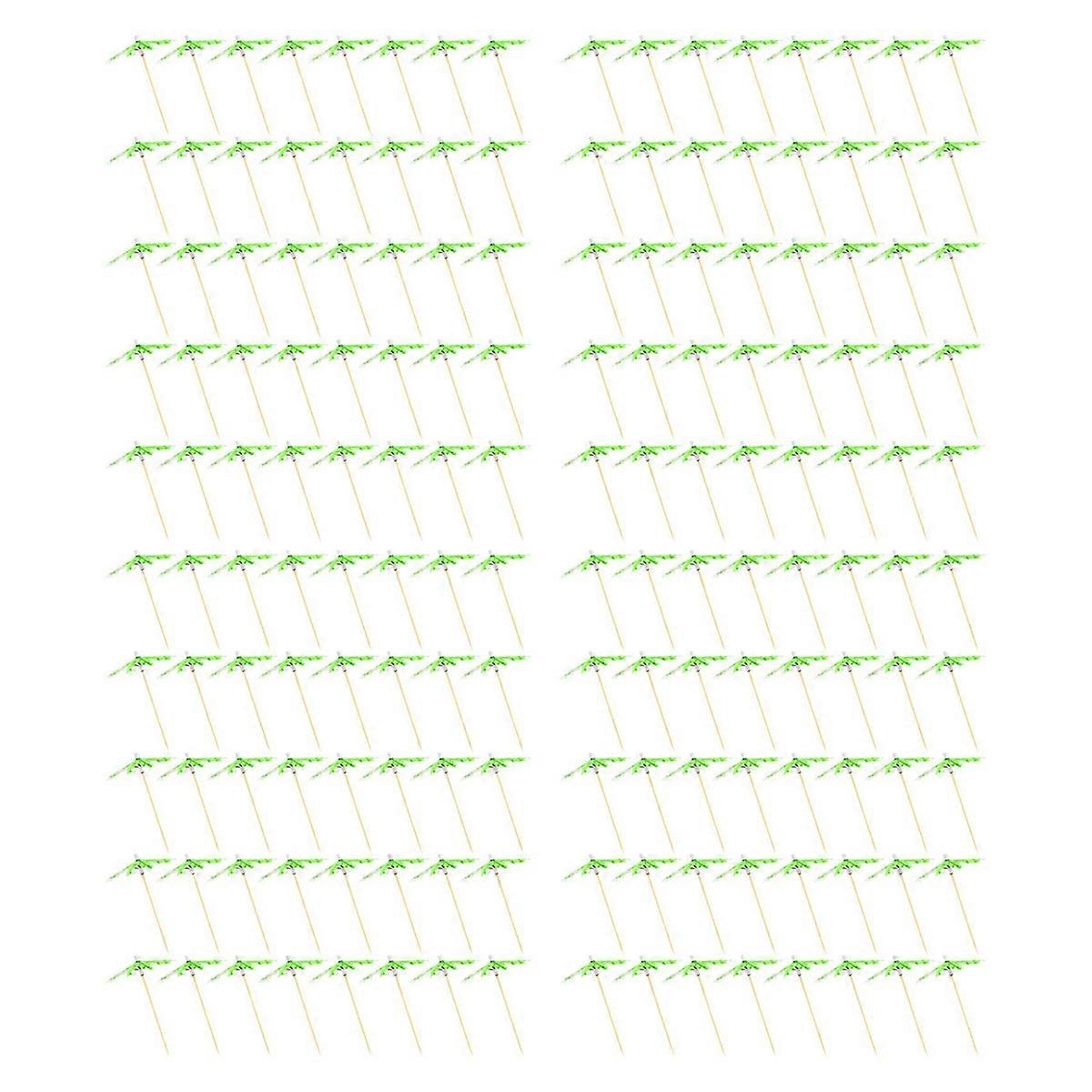 Green Coconut Tree Toothpicks Paper Umbrellas Toothpicks Handmade