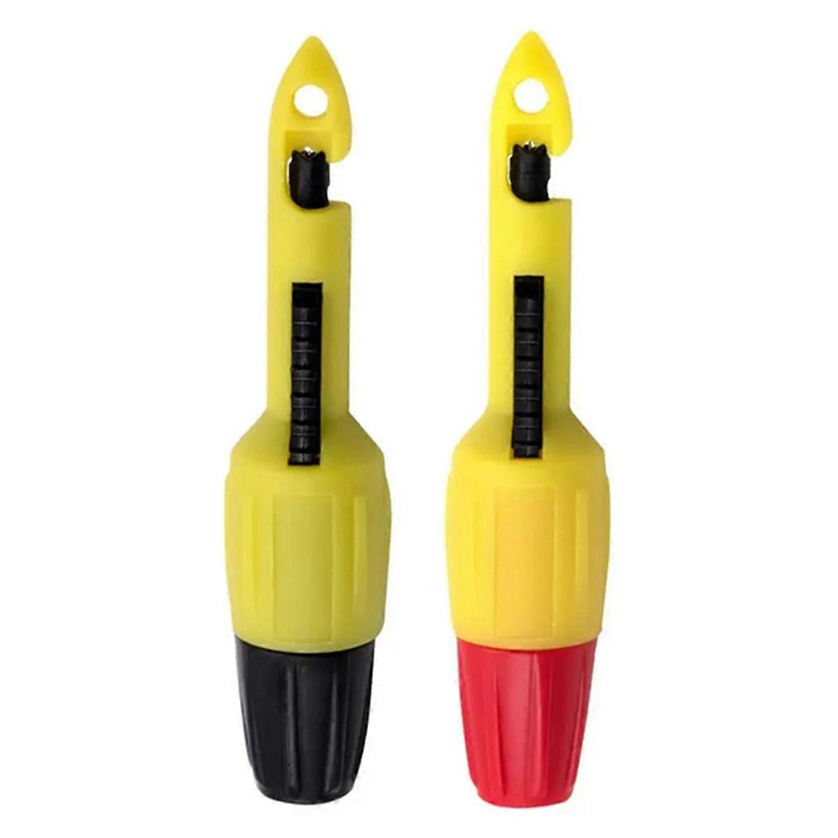 2PCS Insulation Wire Piercing Puncture Probe Test Hook Clip with 4mm Socket Automotive Car Repair 4MM