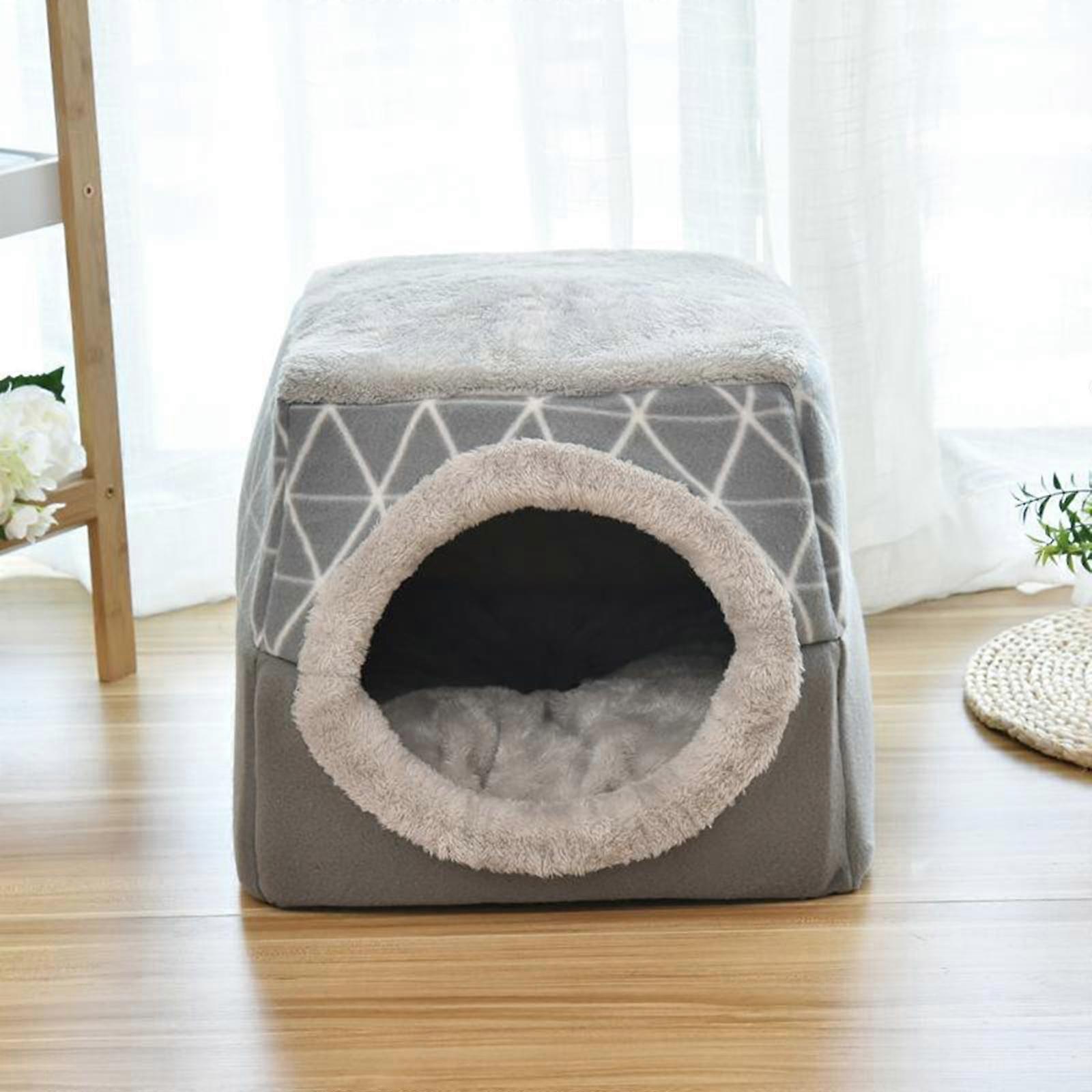 Cat Kennel for Dogs And Cats - 2 in 1 Cat Kennel / Cat House / Caves for Indoor