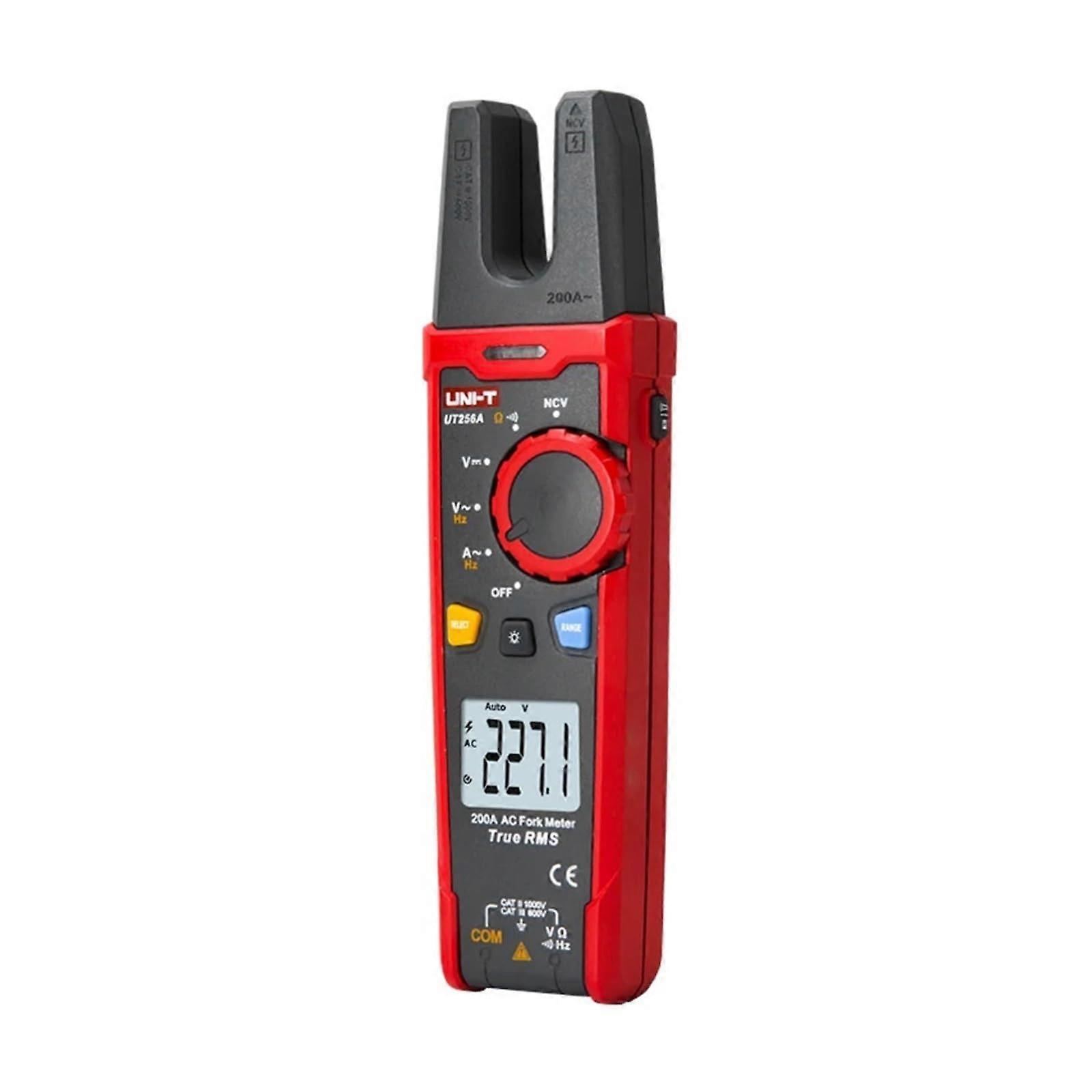 Digital Clamp Meter True RMS, Fork Meter, AC Current, Pliers, Ammeter, Voltmeter, Capacitor, Frequency Tester