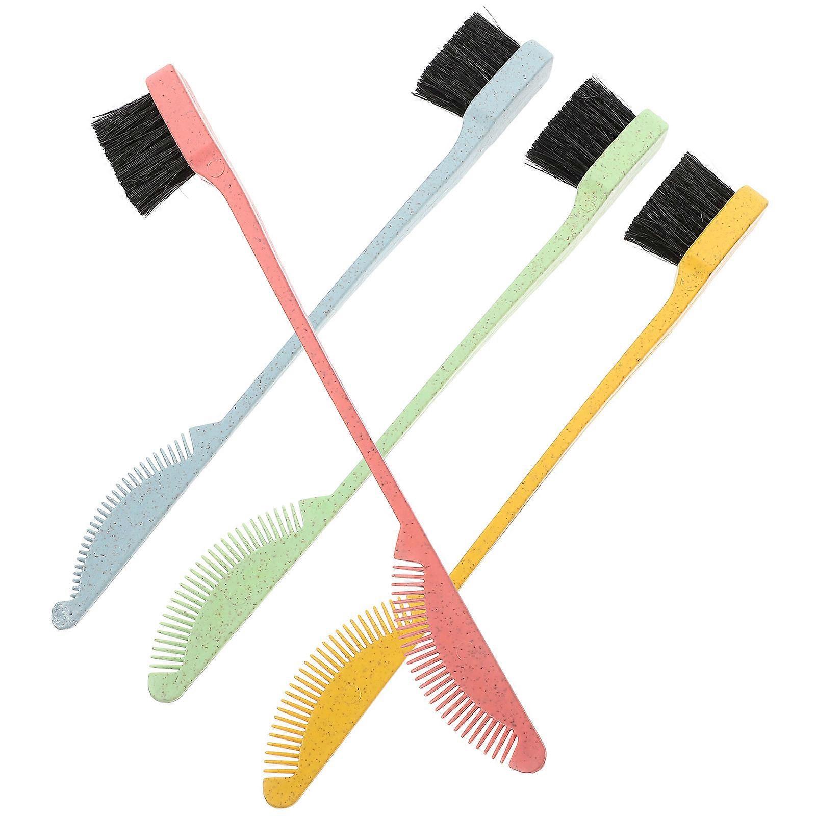 Eyebrow Brush 12 Pcs Dual Tip Eyebrow Combs For Makeup Use 17.5x2.2cm Compact Design