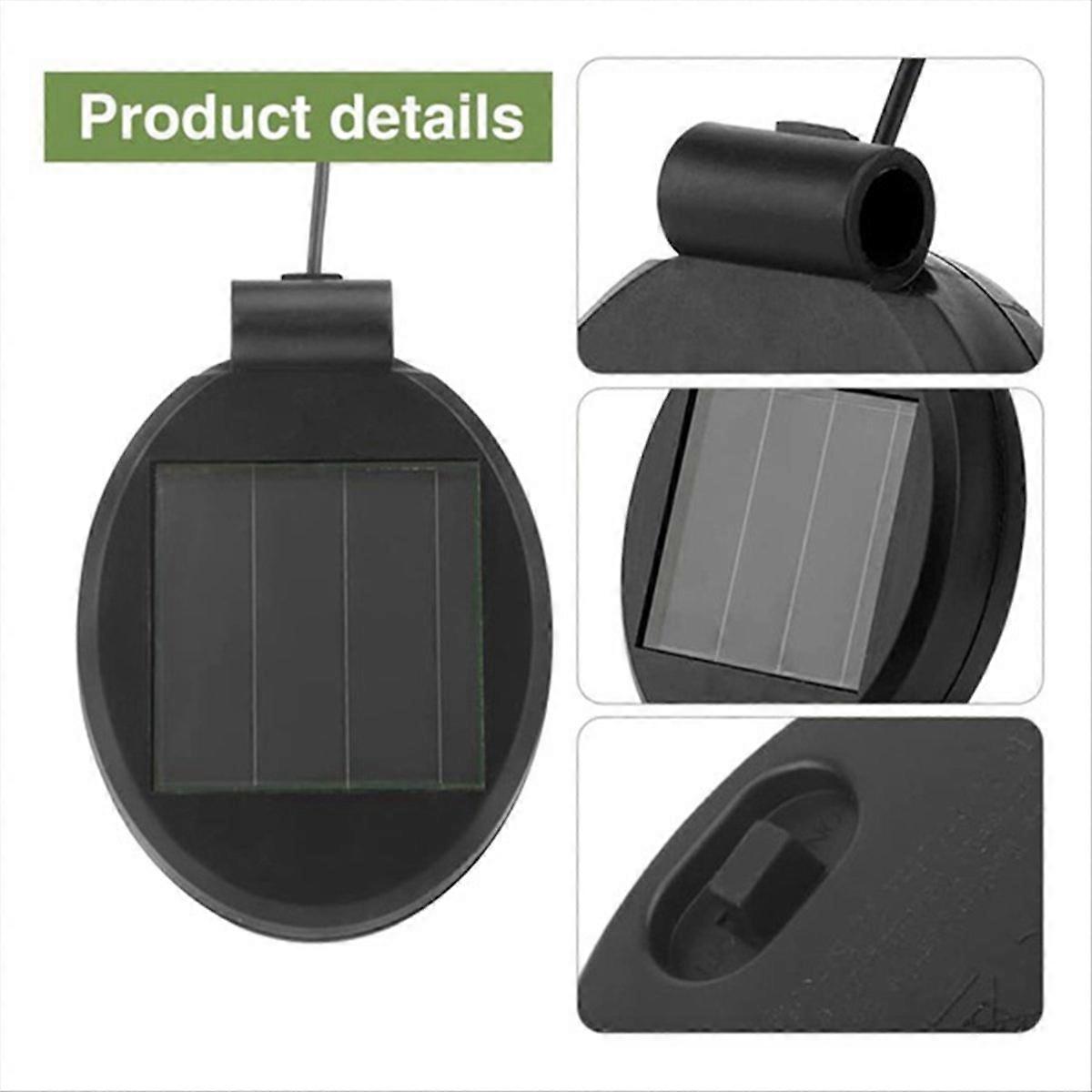 4PCS Solar Lantern Top LED Panel Lantern Lid Lights Replacement