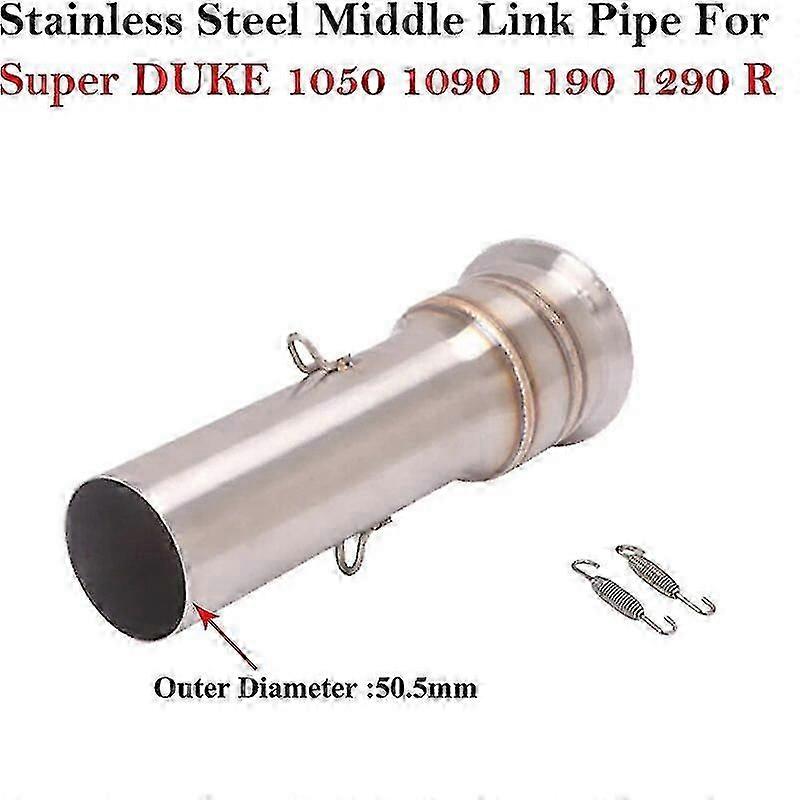 Pipetitanium Alloy For Duke 1050 1090 1190 1290 R Ktm Motorcycle Slip On Modify Connect Tube Pipe