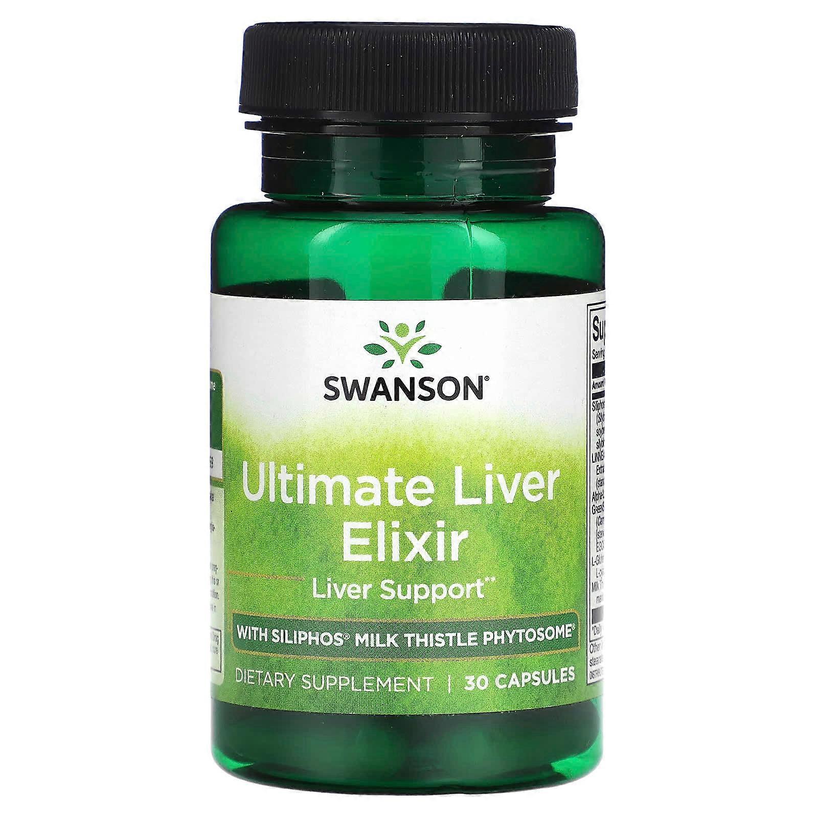 Ultimate Liver Elixir with Siliphos Milk Thistle Phytosome, 30 Capsules
