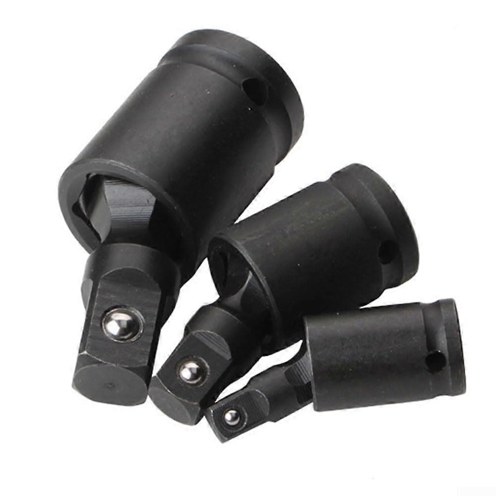 Swivel Socket Set 360Degree Rotation Drive, ImpactJoint, UJoint, 3Piece BallSpring Design