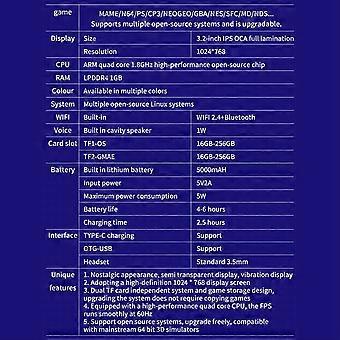 RGB20PRO Retro Handheld Game Console for GB/// Simulator A