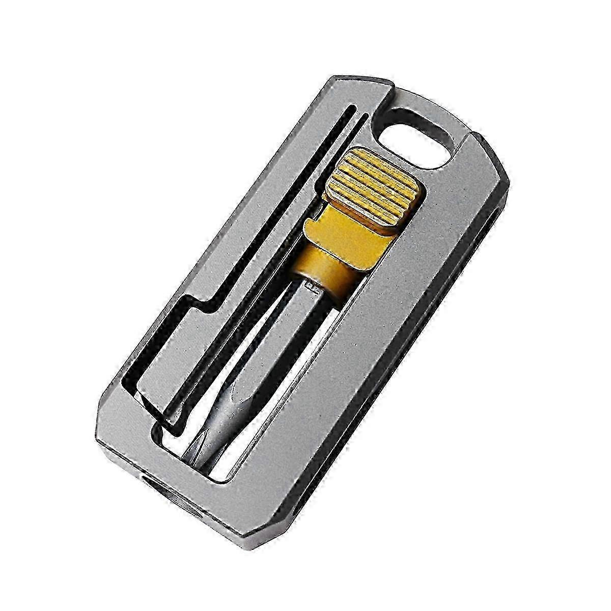 For Titanium Alloy Screwdriver Magnetic Small Maintenance Combination Multifunctional Portable Outdo