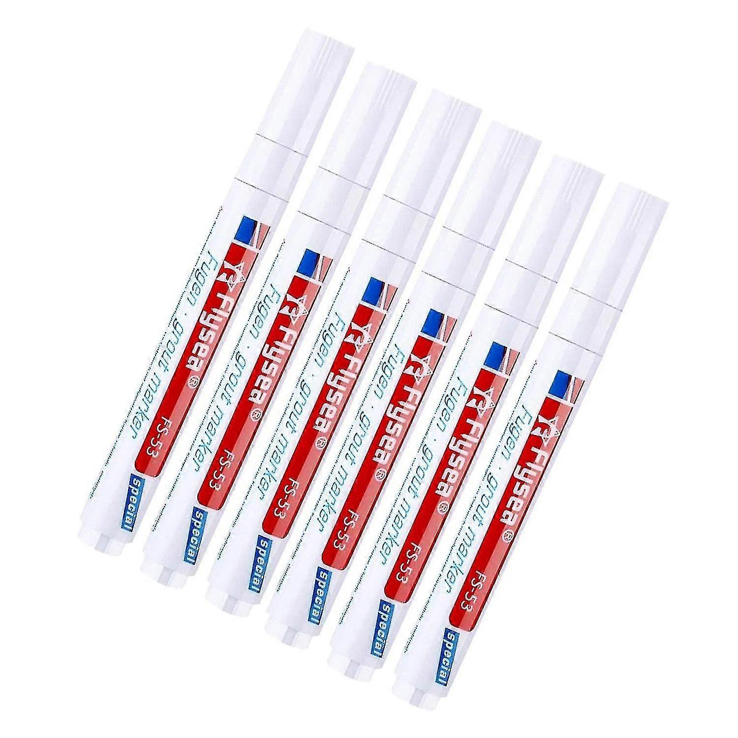 6 Pcs Tile Pen Grout Rer Pen Rep Er Grout Er Pen For Restoring Tile Grout Wal 25-26