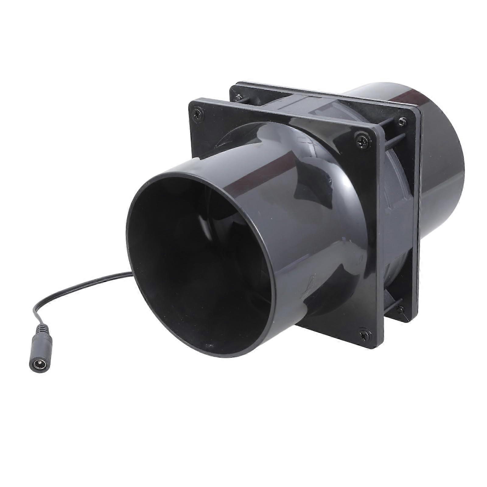 12V Ventilation Blower Fan With Removable ABS Housing For Grow Tent And Hydroponics Inline Fan For DIYer Applications