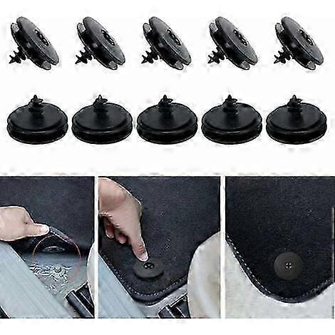 10 Pcs Car Mat Clips Non-Slip Fixed Clips