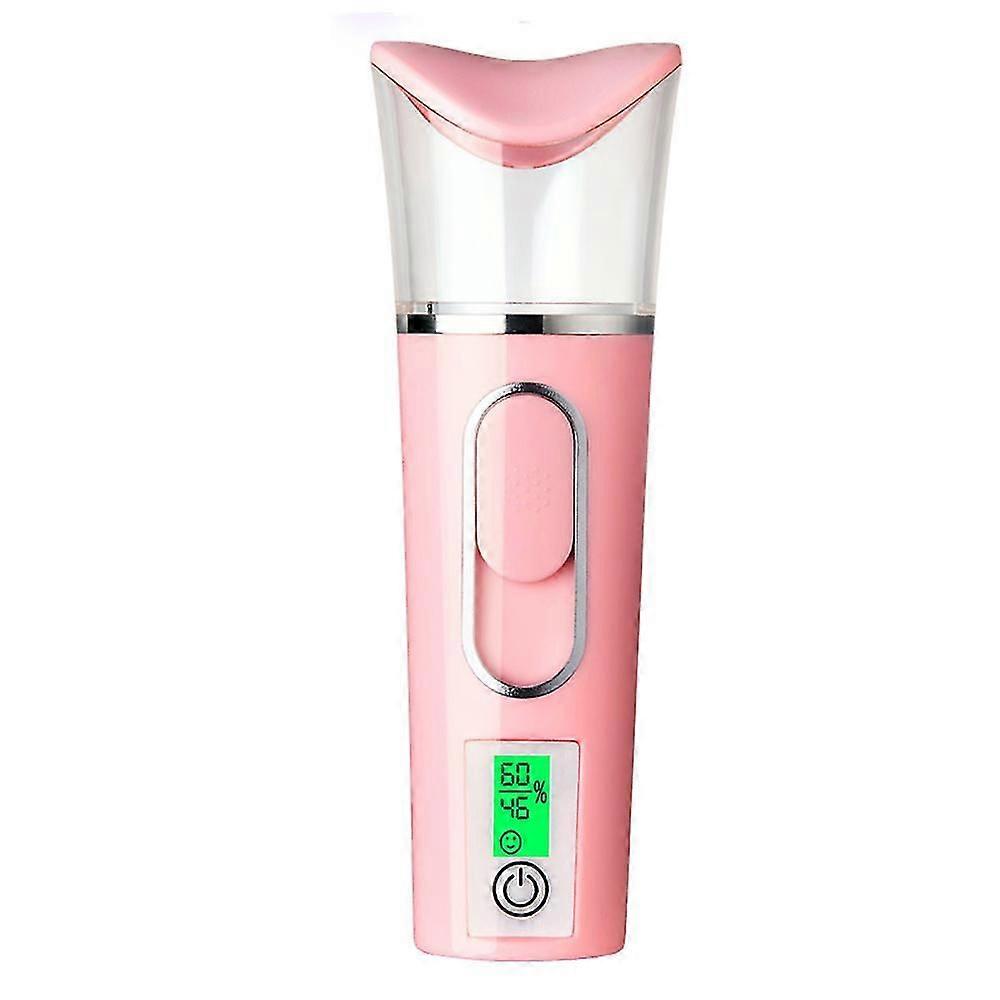 Skin Analyzer Moisture Tester, Portable Mini Cool Face Mist Steamer With Usb, Handy Facial Sprayer F