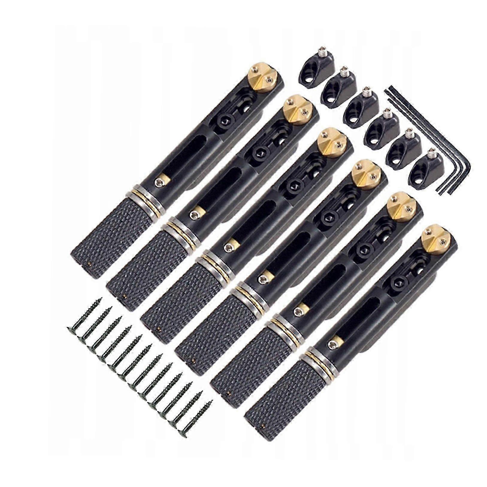 6 Strings Saddle Guitar Bridge Tailpiece