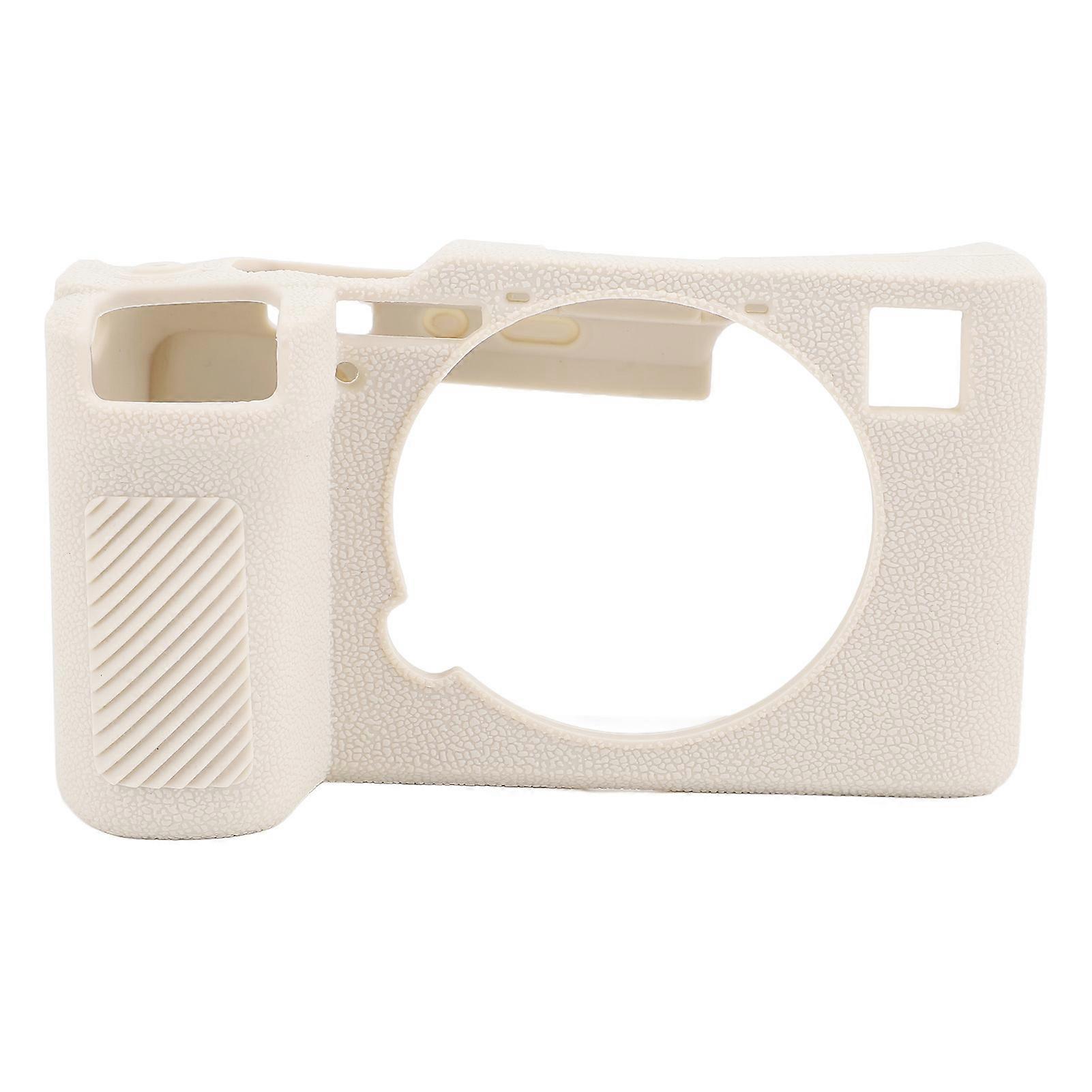 Soft Silicone Camera Cover Shock Absorption Non Slip Camera Protective Case for A7CII A7CR Beige 