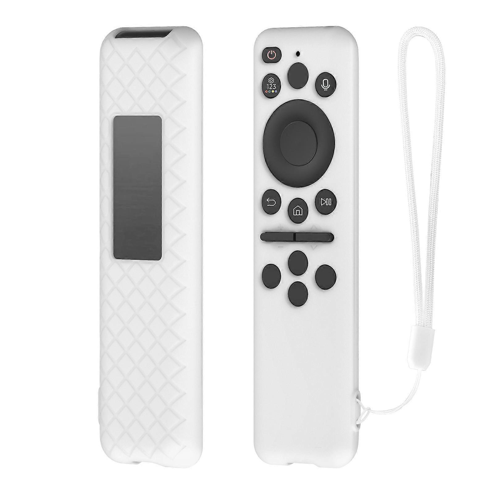 Soft Silicone Remote Control Case Dustproof Precise Cutout NonSlip Surfaces for BN5901432A/BN590148L Controller  White