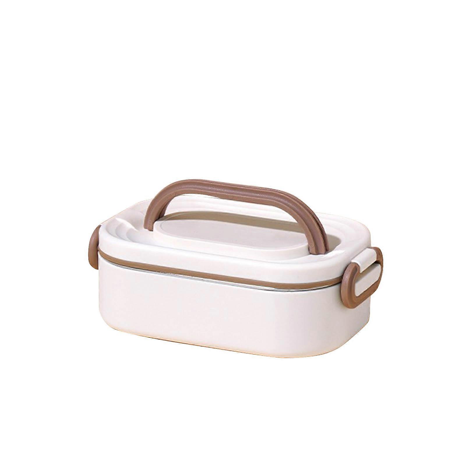 Warm Mealbox With Aluminum Layer Removable Dividers And Pliable Transporting Handle For Varied Diet Meals Multicolor