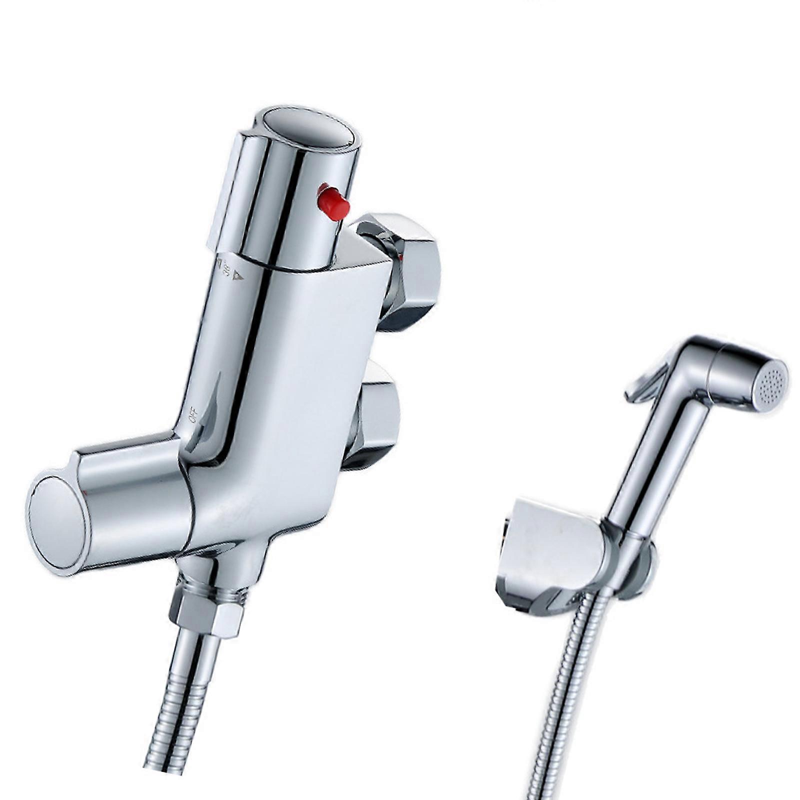 Corrosion Resistant BrassSpray Tool Kit with Accuracy Water Control & Ergonomic Handle Upgrades for Bathroom Health Multicolor