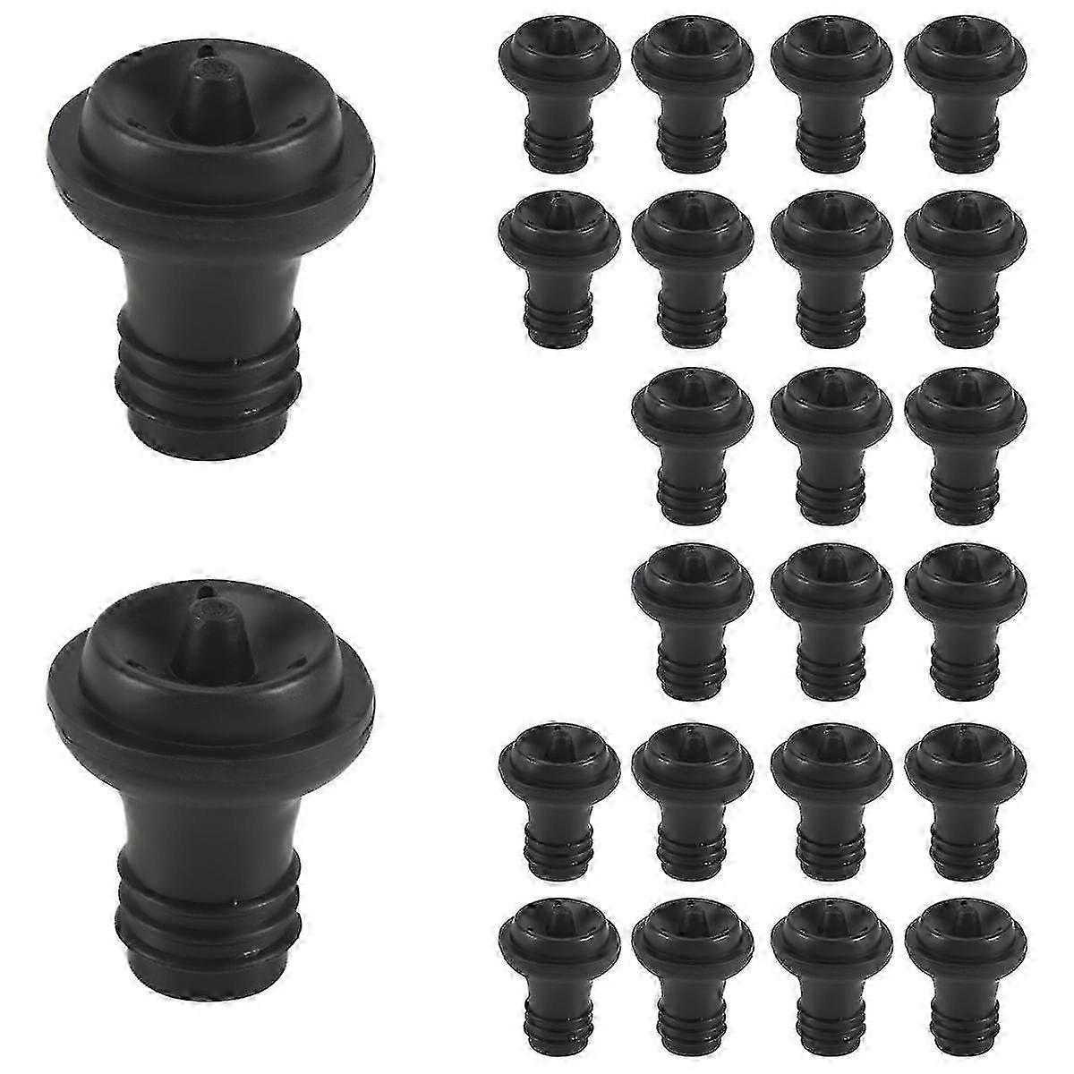 Resealable wine stopper 24-pack for vacuum wine preservation