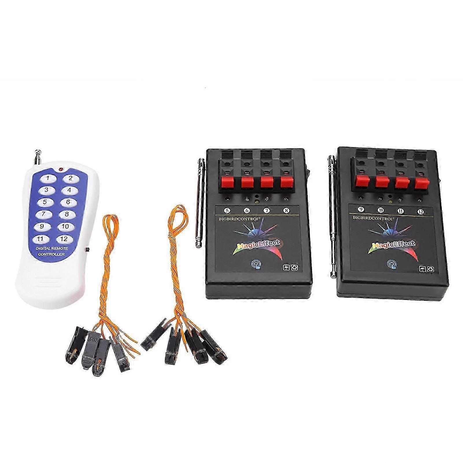 Professional 12 Channel Wireless Fireworks Firing System Igniters Remote Control