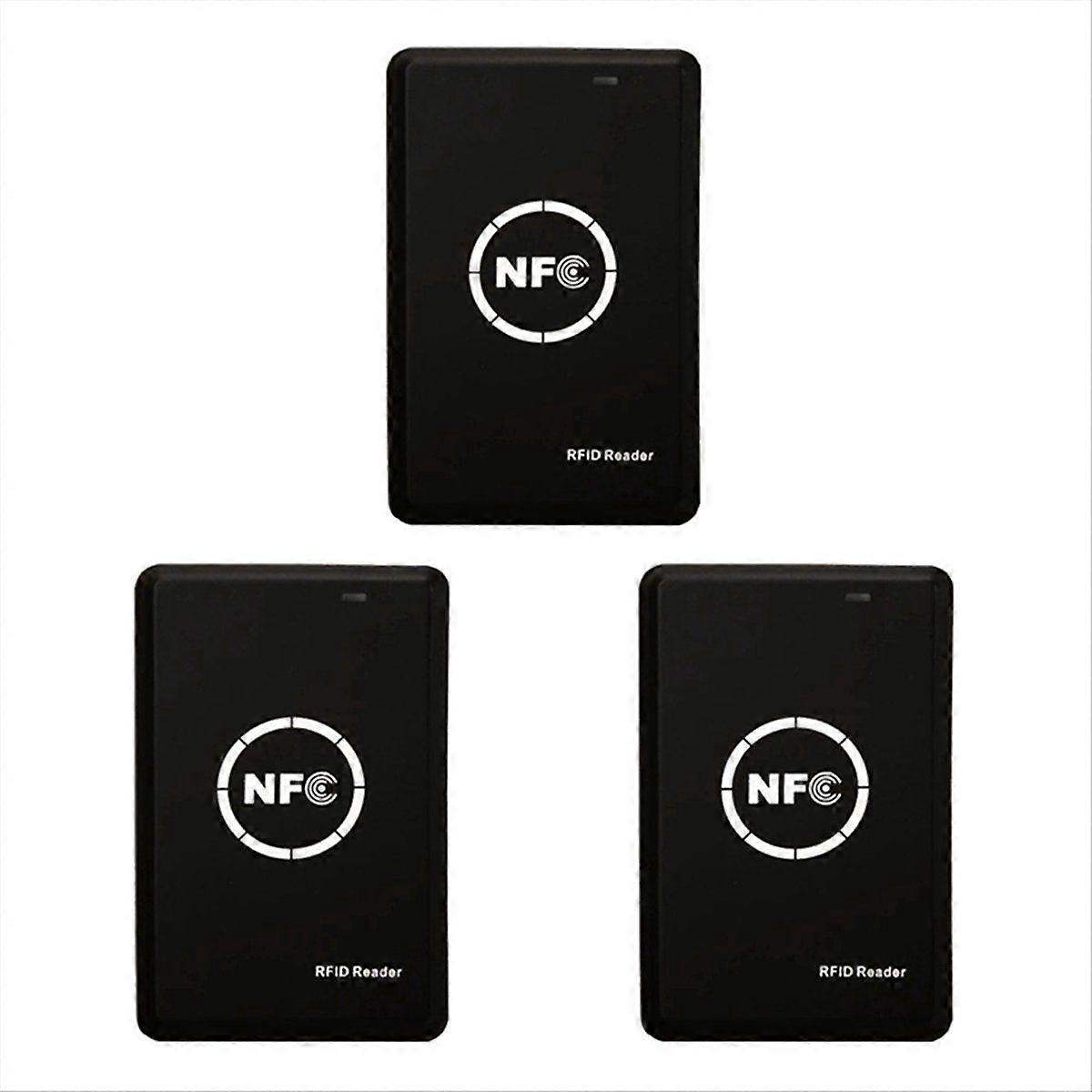 3PCS NFC Smart Card Reader IC RFID Card Reader RFID Copier Duplicator 13.56MHz & 125KHz Encrypted P