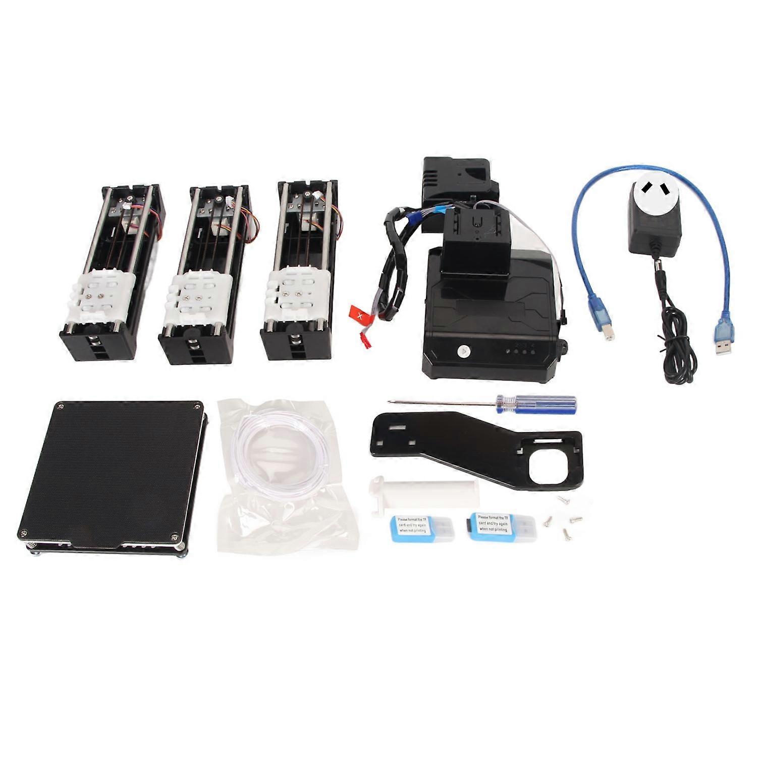 FDM Mini 3D Printer for Beginners High Printing Accuracy Uniform Heating Printing Volume 4x4x4in Min