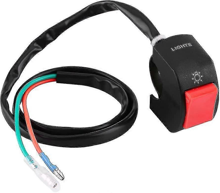Motorcycle Handlebar Switch Universal 7/8inch Mount Led Headlight On/off Switch With Button