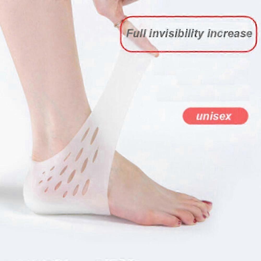 1 Pair Footbed Enhancers Invisible Height Increase Insoles Heel Pad TOP