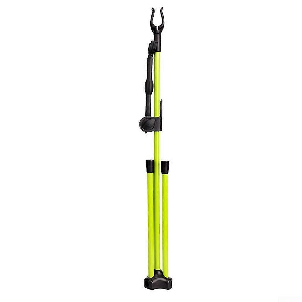 Bow Stand Adjustable Balance Pole WaterResistant Composite Bow Frame Head, Fiberglass Bracket, Detachable Tripod, Green
