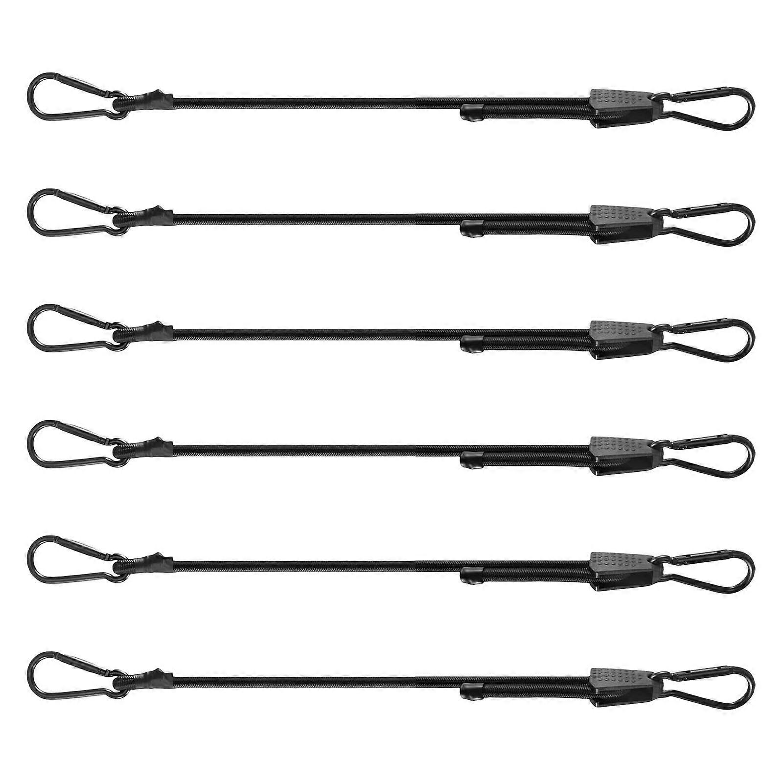 Upgrades Bungee Straps with Superior Elasticity Adjustable Length Bungee Cords Robusts Cords for Bikes Carts & Trucks Multicolor