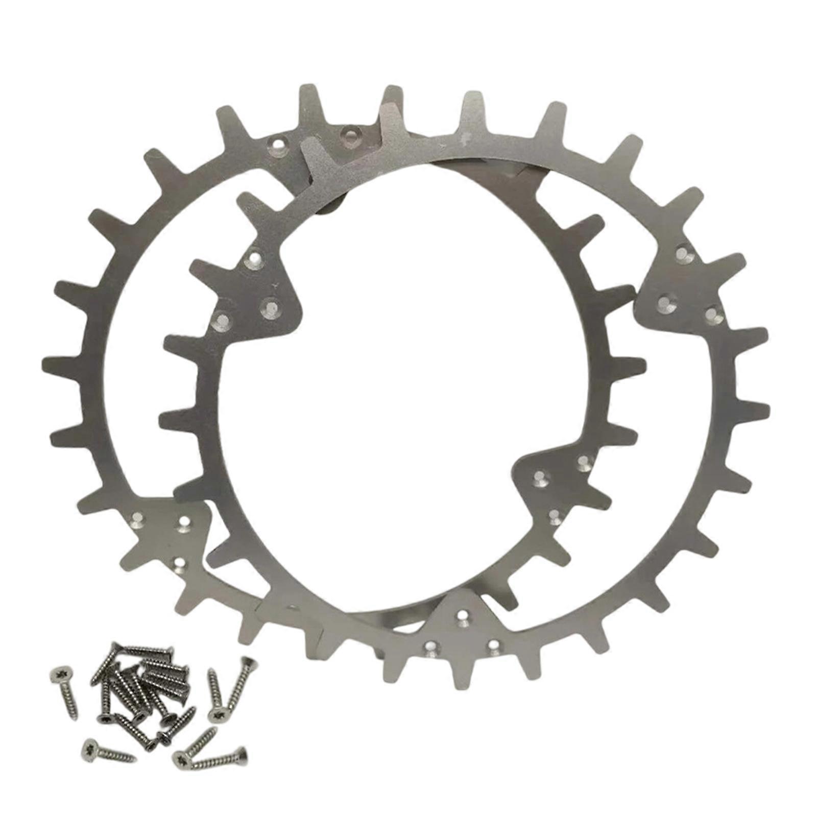 Multipurpose Antiskid Lawn Robot Traction Spikes Tear Resistant Materials Quiet Rotation Enhancing Stability Wet Grass Multicolor