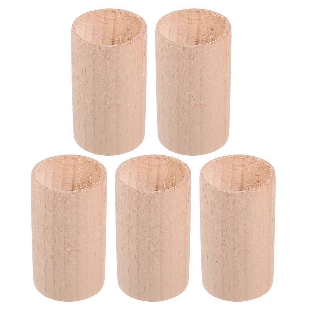 Car Essential Oil Diffuser Wood Aromatherapy Diffuser for Car 5Pcs Aroma