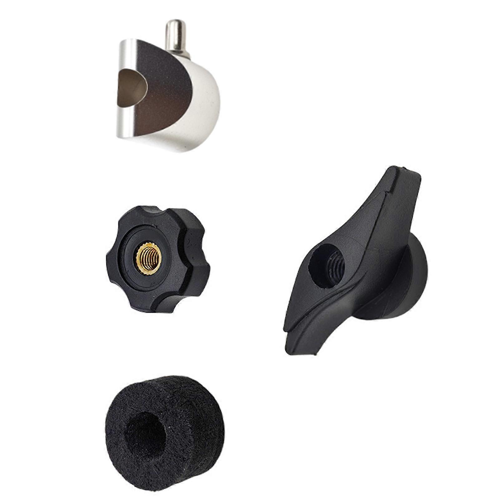 Nylon Plastic Cymbal Stand Accessories with Adjustable Height and Angle Cymbal Stand Part for Electronic Drum Set Multicolor