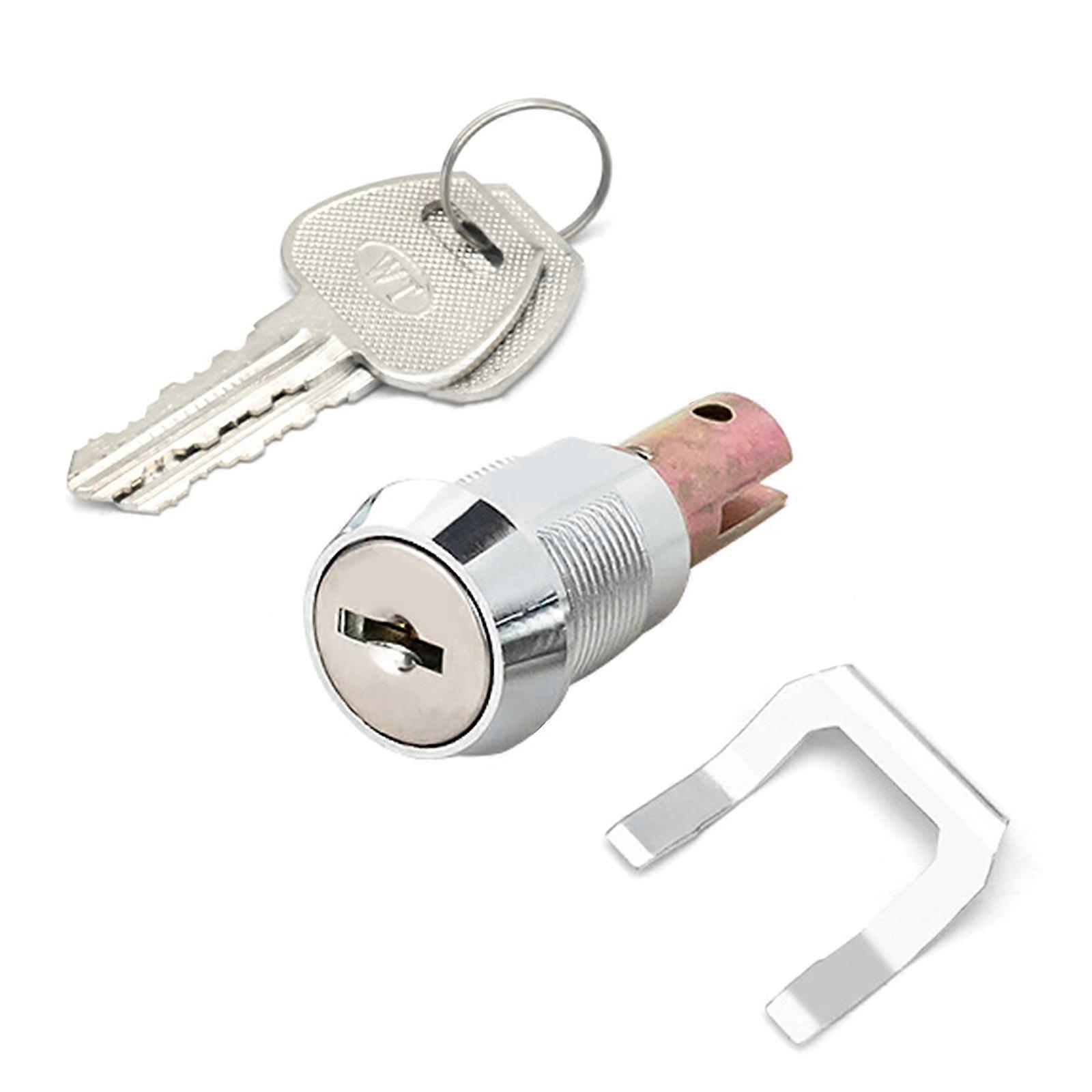 Cabinet Insert Linkage Tool Box Lock Replacement Portable File Cabinet Lock 180° Rotation Unlocking Drawer Lock Multicolor