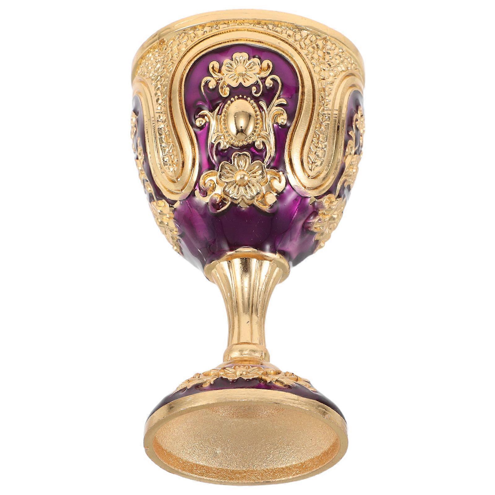 Highstem Mini Chalice Goblet for Serving Drinks Gold Metal