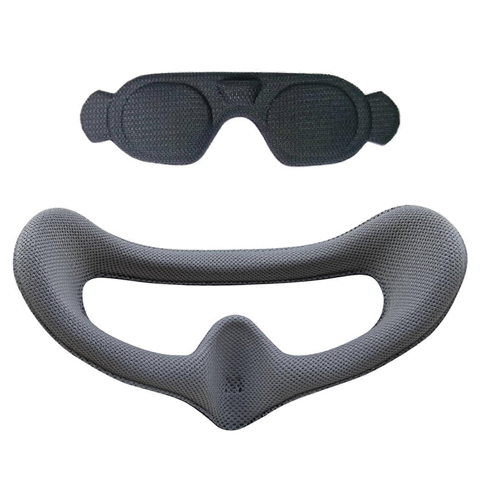 Leakage Proof Eye Pad with Soft Sponge Cushion Headstrap Cover for Goggles 3 Breathable Fabric