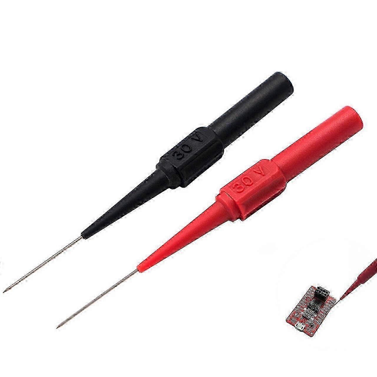 Pack of 2 Insulation Piercing Needles, Multimeter Test Probes with 4 mm Banana Socket