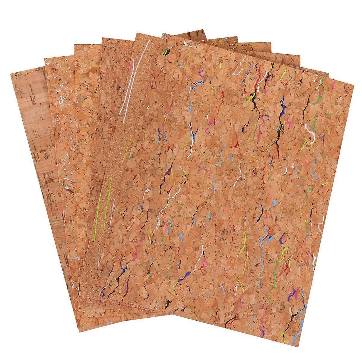 Printed 6Pcs Crafting Sheets Assorted Color Perfect For Craftsmen Ideal For Handmade Projects Durable Quality