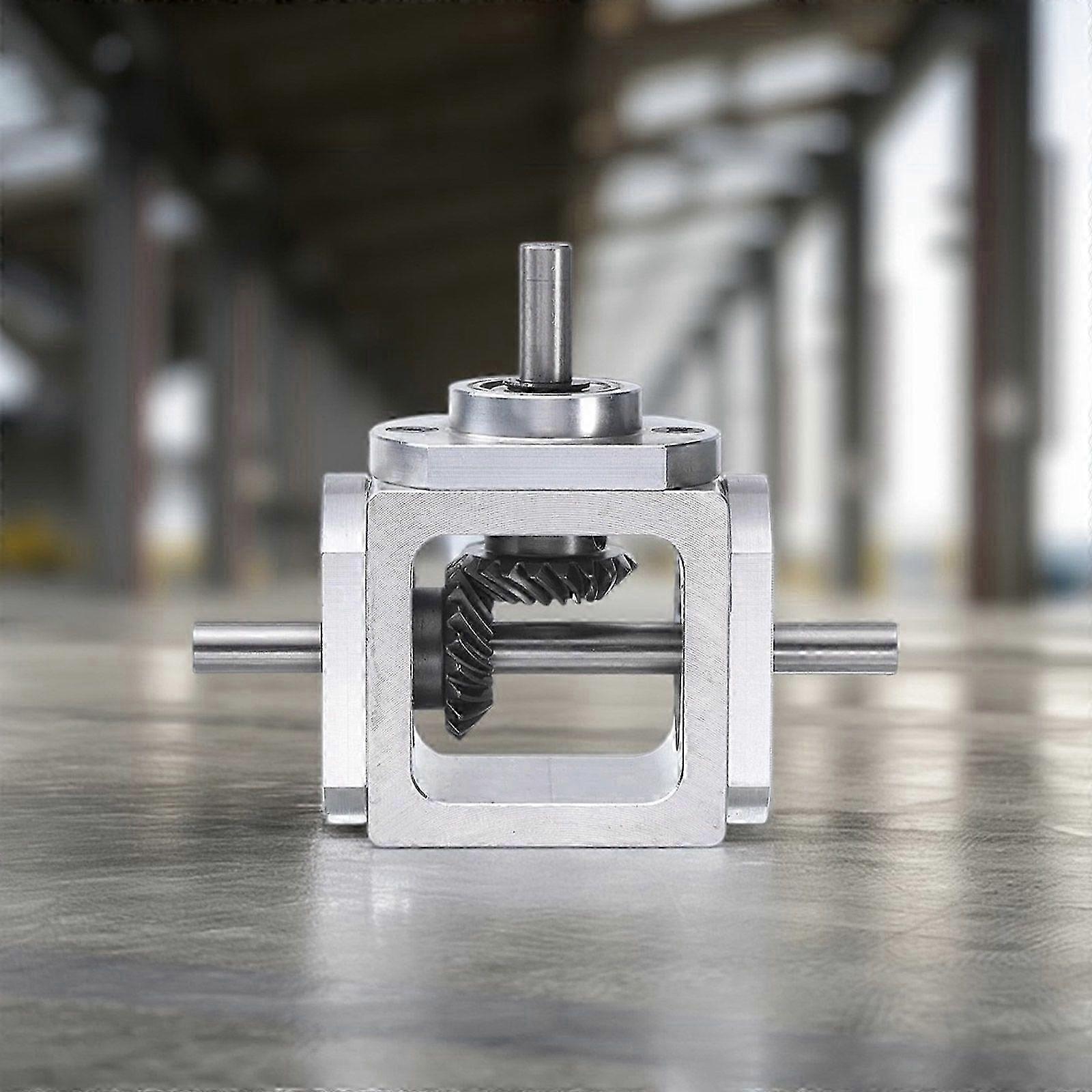 90 Degree Right Angle Bevel Gearbox 1:1 Forward Double Output Shaft 1M 20 Teetoh