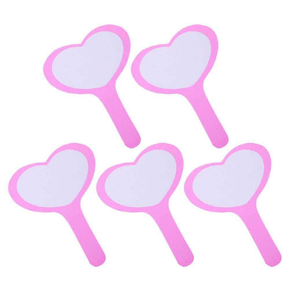 Dry Erase Board Paddle for Games 10Pcs Rosy Foam Handheld Scoreboards