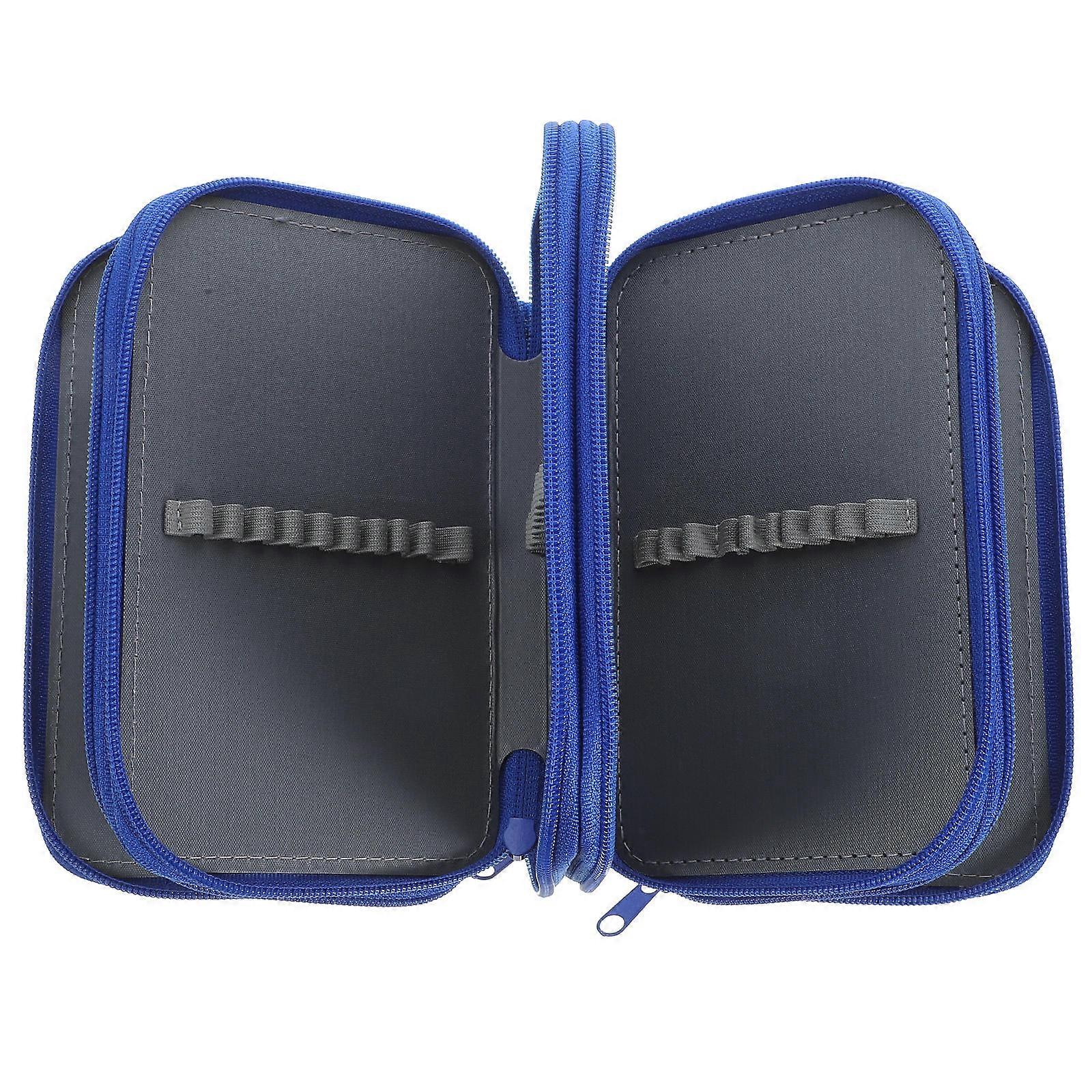 Pencil Bag Organizer Rectangular Cloth Storage School Supplies 1Set