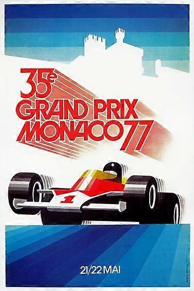 Monaco 1977Stress Reliever Jigsaw Puzzle EB 2535