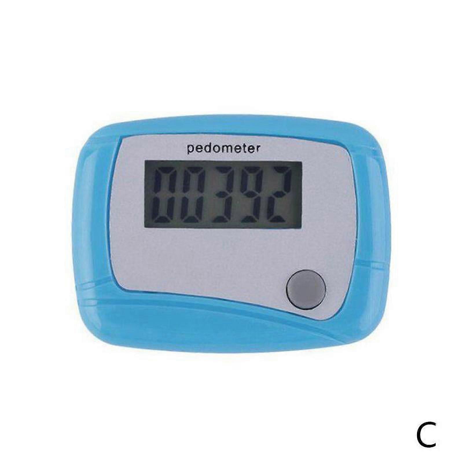 LCD Digital Step Pedometer Walking Calorie Counter Distance Belt Clip R2T3 W1G1