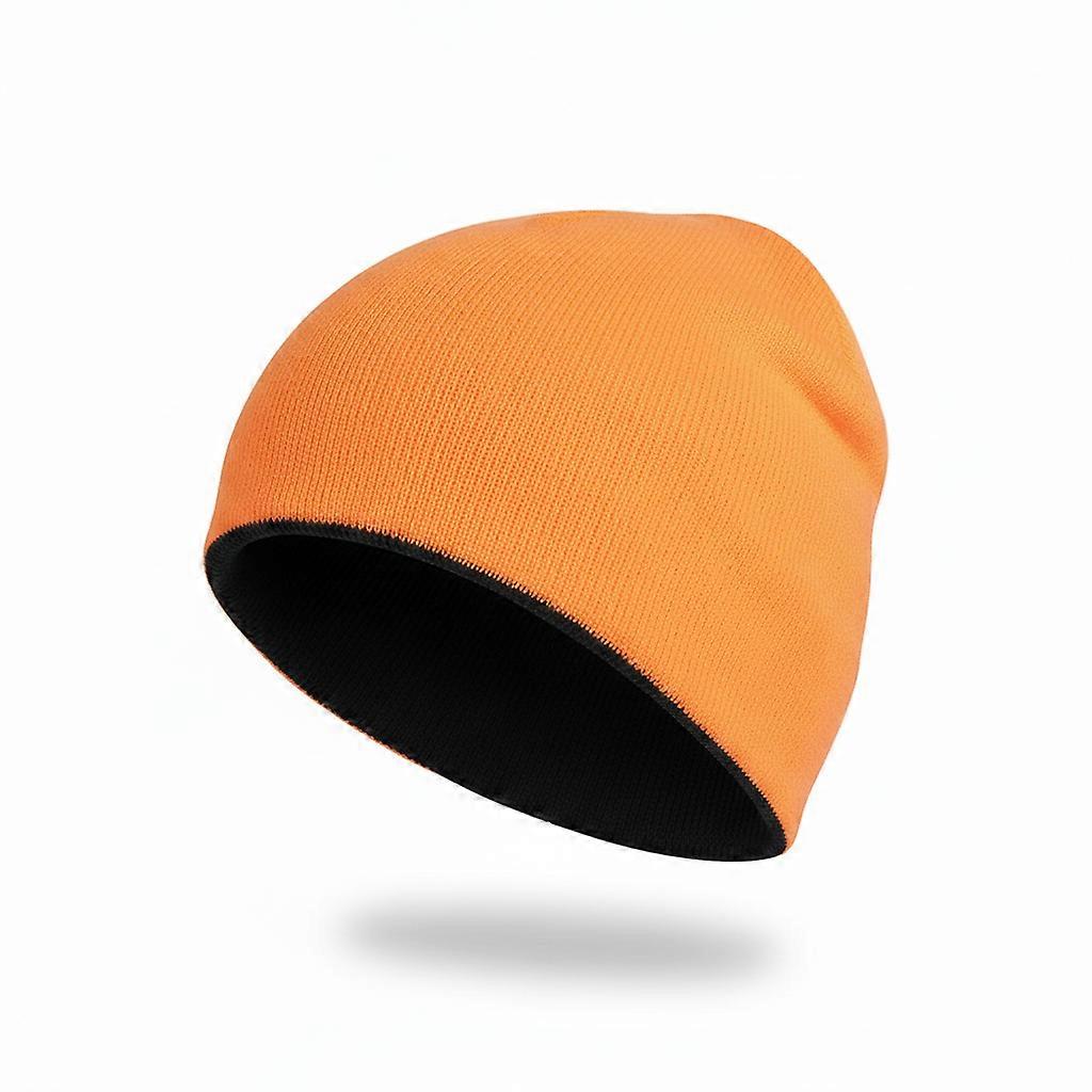 A2Z Mens Reversible Hat Beanie Soft Feel Stretchy Cold Weather Winter Warm Hats