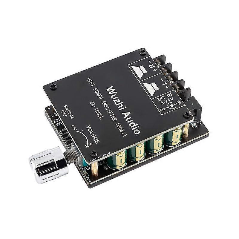 Bluetooth Amplifier Board 2x100W Stereo Output Bluetooth 5.0 Audio Module with Volume Knob