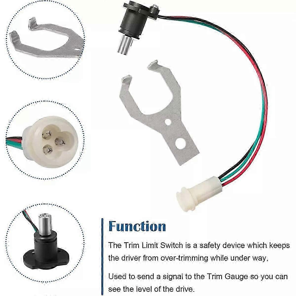 873531 22314183 Potentiometer Trim & Tilt Sender Sensor Kit for 290 SternDrives AD/DP/SX/EF/By///TAMa