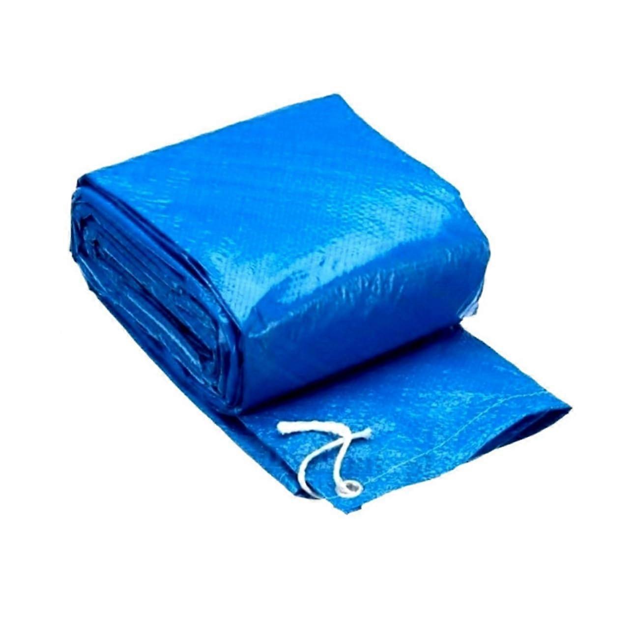 Durable PE Fabric Round Inflatable Pool Cover for Debris Protection and Sunlight Shield