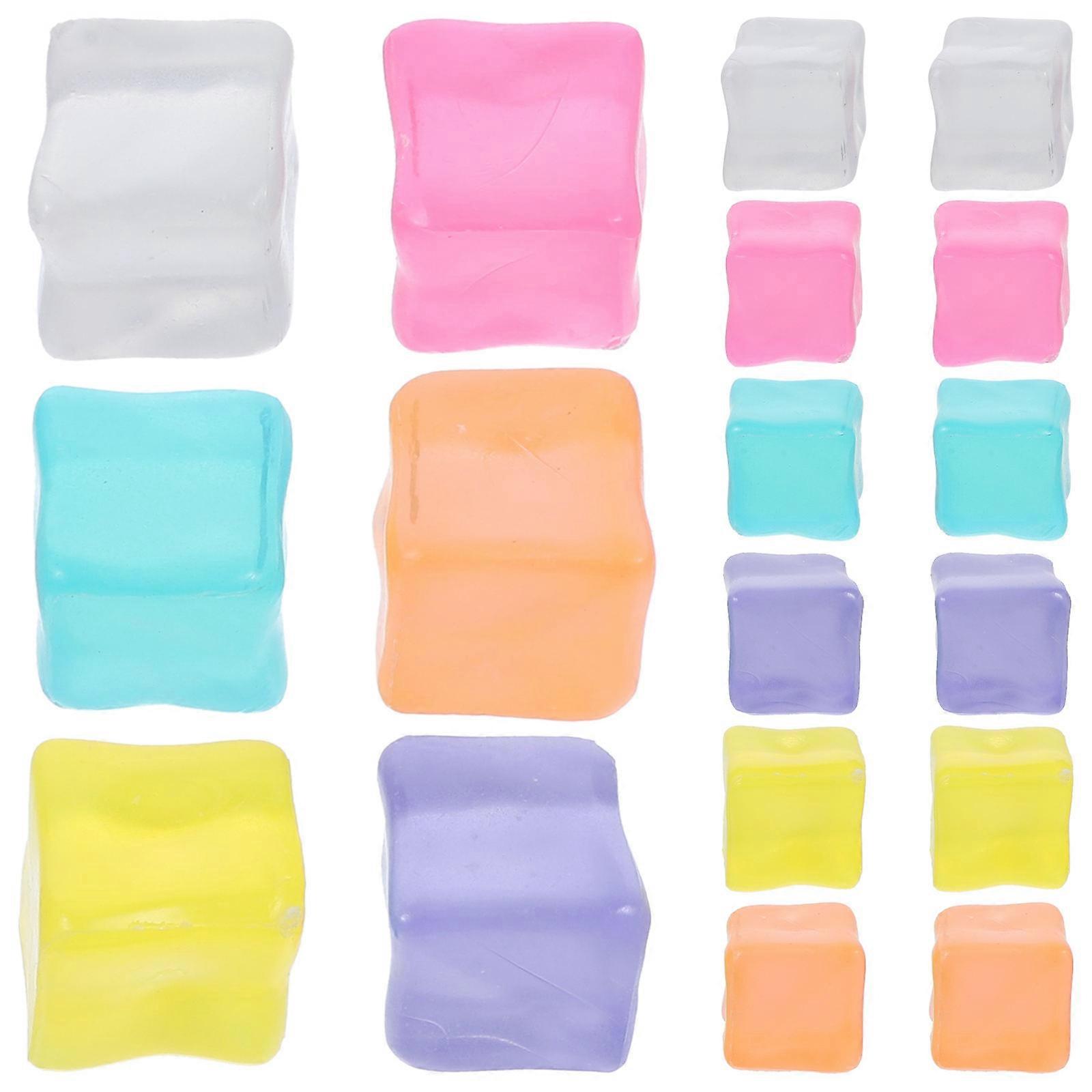 25pcs Reusable and Washable Ice Cubes Acrylic Ice Cubes Reusable Ice Block