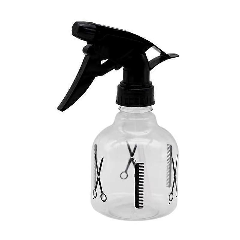 250ml Adjustable Water Spray Bottle for Hair Plants Cleaning, Refillable Plastic Trigger White