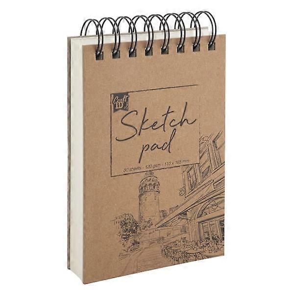 Drawing pad 11x16.5cm with spiral binding 9788775377145