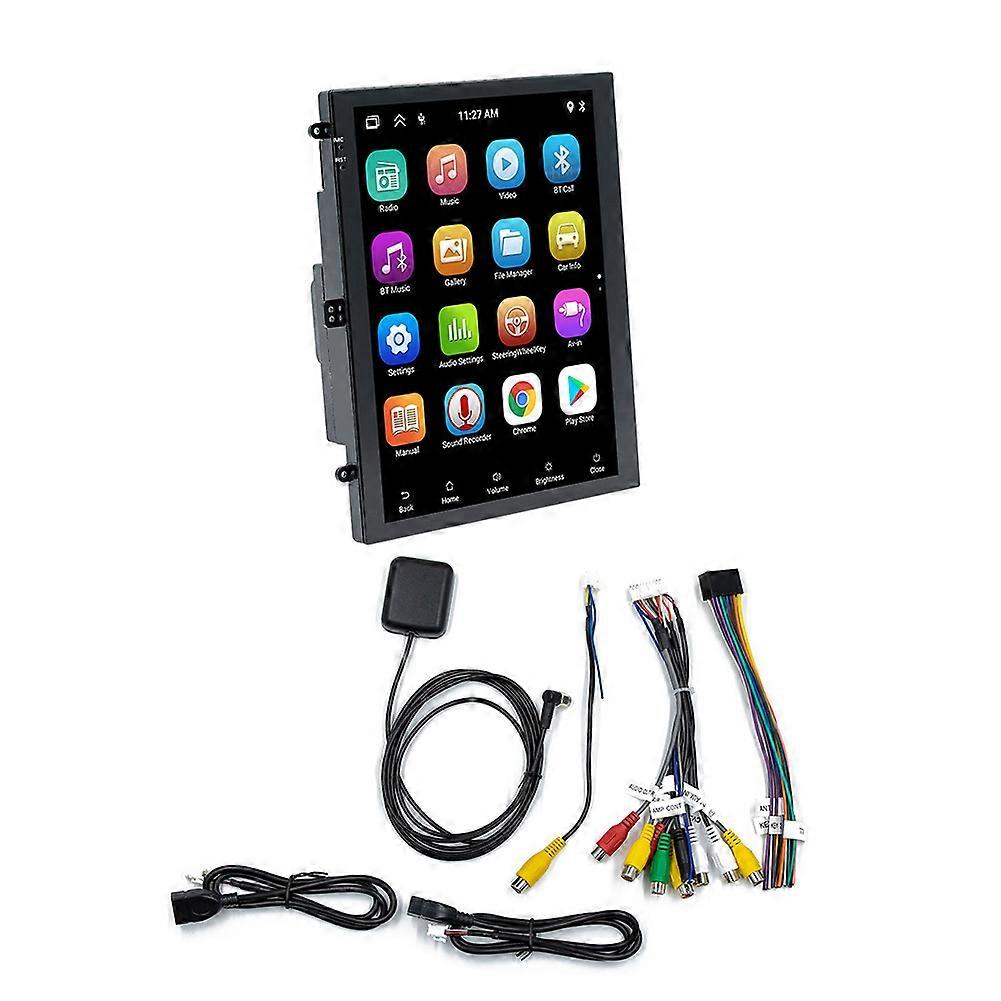 9.7Inch Car Vertical Navigation Screen Wireless CarPlay&Android Auto Car Portable Automatic Multimedia Player 2+32G