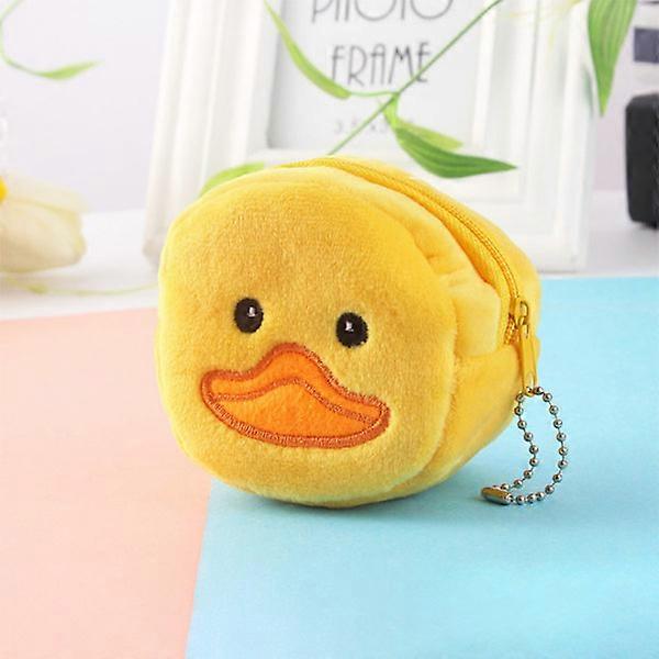 Women's Plush Cartoon Animal Pattern Coin Large Capacity Wall E